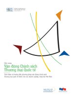 Cẩm nang vận động chính sách thương mại quốc tế pptx