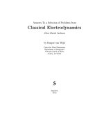 Classical electrodynamics by j d  jacksom (answers to sel  problems)