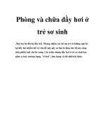 Phòng và chữa đầy hơi ở trẻ sơ sinh ppt