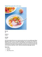 Salad hoa quả với si rô rượu pdf