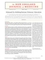 Delamanid for Multidrug-Resistant Pulmonary Tuberculosis pdf
