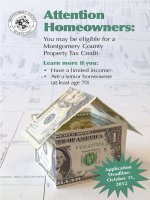 Attention Homeowners: You may be eligible for a Montgomery County Property Tax Credit potx