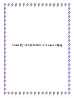 Khoai tây bi thịt bò thú vị và ngon miệng pdf