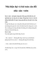Nhà hiện đại và bài toán cân đối nhà- sân- vườn pdf
