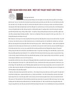 LIÊN QUAN ĐẾN HOA SEN - MỘT SỐ THUẬT NGỮ CẦN TRAO ĐỔI pptx