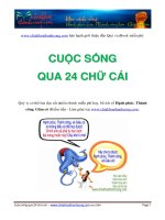 Cuộc sống qua 24 chữ cái