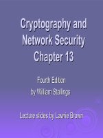 Cryptography and Network Security Chapter 13 pot