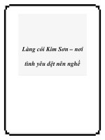 Làng cói Kim Sơn – nơi tình yêu dệt nên nghề ppt