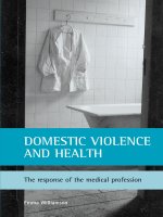 DOMESTIC VIOLENCE AND HEALTH The response of the medical profession doc