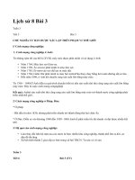 Lịch sử 8 Bài 3