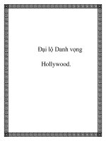 Đại lộ Danh vọng Hollywood. pptx