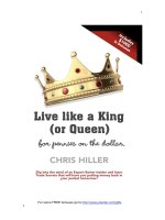 Live like a King (or Queen) for pennies on the dollar pptx