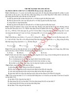 THI THỬ ĐẠI HỌC CÂP TỐC Năm học: 2012-2013 MÔN VẬT LÍ - Mã đề 014 potx