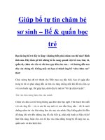 Giúp bố tự tin chăm bé sơ sinh – Bế & quấn bọc trẻ pot