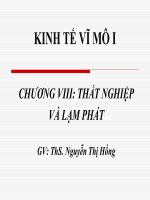 THẤT NGHIỆP VÀ LẠM PHÁT potx