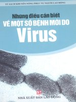 những điều cần biết về một số bệnh mới do virus