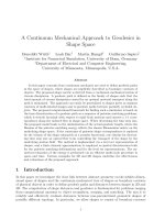 A Continuum Mechanical Approach to Geodesics in Shape Space docx