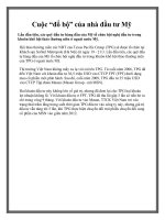 Cuộc “đổ bộ” của nhà đầu tư Mỹ pptx