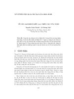 VỀ CĂN JACOBSON KIỂU(3,1) TRÊN CÁC NỬA VÀNH docx