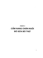 Cẩm nang chăn nuôi bò sữa bò thịt potx