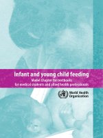 Infant and young child feeding: Model Chapter for textbooks for medical students and allied health professionals ppt