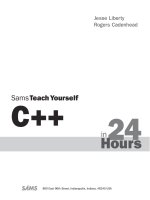 Jesse liberty, roger cadenhead   teach yourself c++ in 24 hours 2011
