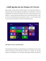 6 thiết lập hữu ích cho Windows 8.1 Preview docx