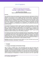 Web 2.0 Learning Environment: Concept, Implementation, Evaluation pdf