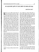 Báo cáo khoa học:Du lịch góc nhìn từ văn hóa bản địa doc