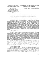 Mẫu về việc tham gia ý kiến về cơ chế chính sách trong quá trình xây dựng, hoạt động quản lý các khu công nghiệp doc