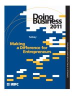 Doing Business 2011 : Making a Difference for Entrepreneurs docx