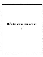 Điều trị viêm gan siêu vi B potx