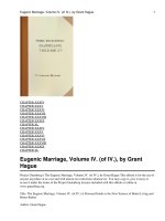 Eugenic Marriage, Volume IV ppt