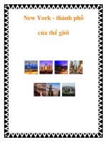 New York - thành phố của thế giới doc