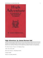 High Adventure A Narrative of Air Fighting in France potx