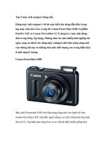 Top 5 máy ảnh compact đáng tiền pot