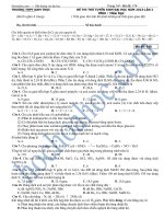 ĐỀ THI THỬ TUYỂN SINH ĐẠI HỌC NĂM 2013-LẦN 2 Môn : Hóa học - TRƯỜNG THPT NAM TRỰC - Mã đề: 140 pptx