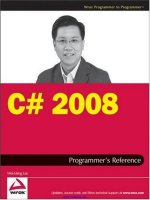 C# 2008 Programmer''''s Reference docx
