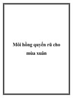 Môi hồng quyến rũ cho mùa xuân pptx