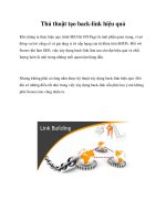 Thủ thuật tạo back-link hiệu quả pot