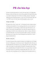 PR cho hóa học docx