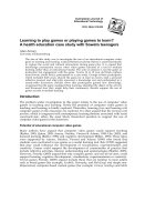 Learning to play games or playing games to learn? A health education case study with Soweto teenagers pptx