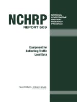 NCHRP REPORT 509 Equipment for Collecting Traffic Load Data potx