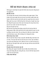 Để bé thích được chia sẻ pot