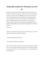 Hướng dẫn cài đặt OS X Mountain Lion trên PC doc