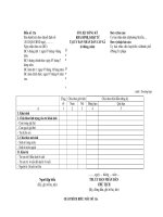 MẪU SỐ LIỆU ĐĂNG KÝ KHAI SINH, KHAI TỬ TẠI ỦY BAN NHÂN DÂN CẤP XÃ (6 tháng, năm) potx