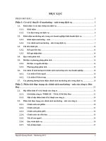 Phân tích và đề xuất biện pháp nhằm hoàn thiện các công cụ marketing - ở công ty SX – TM & XNK Đức Duy