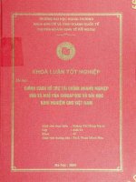 chính sách hỗ trợ tài chính doanh nghiệp vừa và nhỏ của singapore và bài học kinh nghiệm cho việt nam