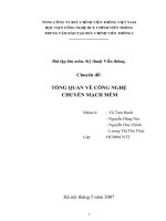 TỔNG QUAN VỀ CÔNG NGHỆ CHUYỂN MẠCH MỀM docx