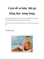Cách để sở hữu ‘đôi gò bồng đảo’ nóng bỏng pot